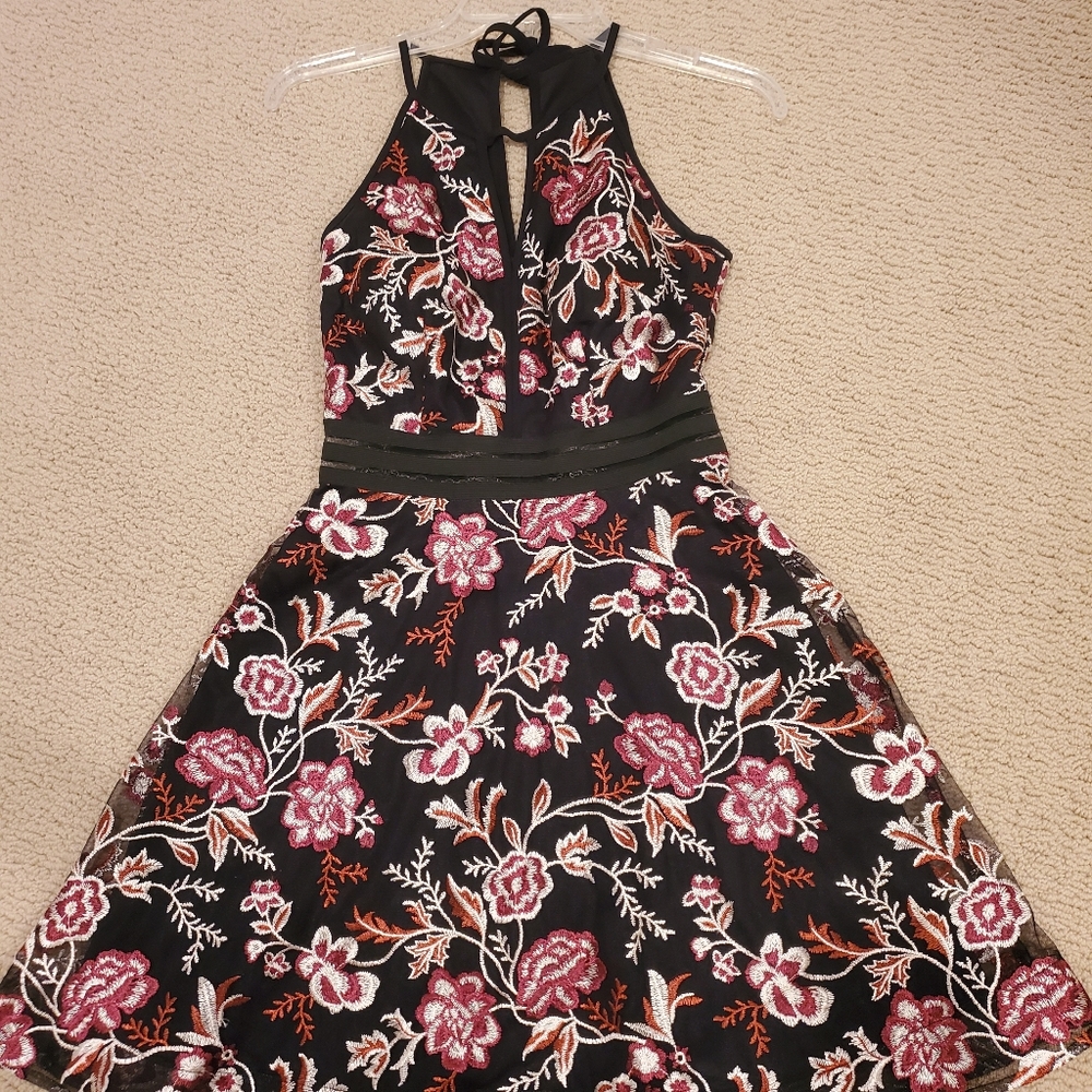 Embroidered Flowers BCX Dress